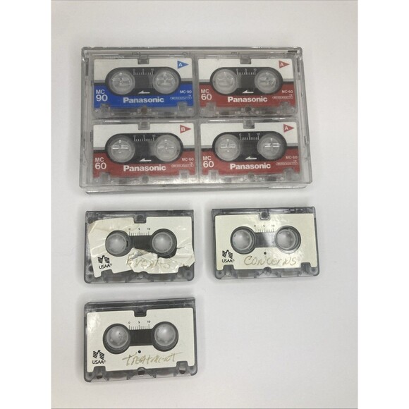 Sony Voice Recorder AS IS UNTESTED M-540V PARTS ONLY With 7 Pre-owned Tapes - Picture 3 of 8